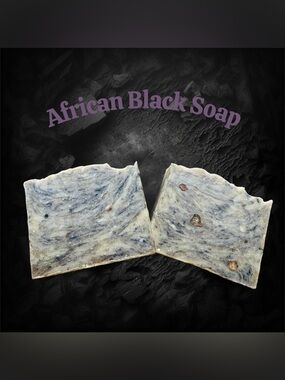 Black African Facial Soap Single Bar